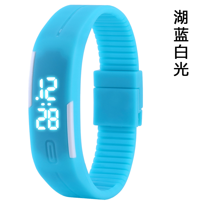 韓版LED觸控表 潮流時尚韓國防水果凍女學生情侶潮男手環電子手表